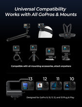 Load image into Gallery viewer, Extended Battery Module For GoPro HERO13, HERO12, HERO11, Hero10 & HERO9 (BLACK) Action Cameras