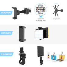 Load image into Gallery viewer, The Achiever - Video Call Pro kit with 60 LED Light, Stand & Smartphone Holder