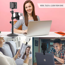 Load image into Gallery viewer, The Achiever - Video Call Pro kit with 60 LED Light, Stand & Smartphone Holder