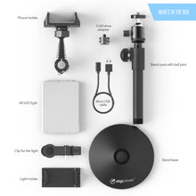 Load image into Gallery viewer, The Achiever - Video Call Pro kit with 60 LED Light, Stand & Smartphone Holder