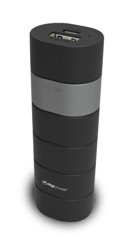 2,600mAh Rechargeable Powerbank with 1amp USB port