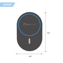 Load image into Gallery viewer, 15W Magnetic Car Mount + Wireless Charger