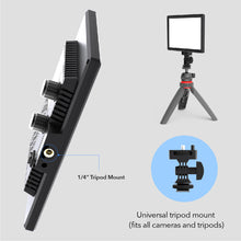 Load image into Gallery viewer, Ultra-Slim 120 LED Soft Video Light (15W) with LCD Display, Dimmable Brightness & Adjustable