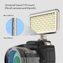 Load image into Gallery viewer, #GoViral The Streamer Compact 112 Bi-Color LED Video Light