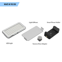 Load image into Gallery viewer, #GoViral The Streamer Compact 112 Bi-Color LED Video Light