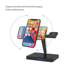 Load image into Gallery viewer, 3-in-1 Wireless MagSafe Compatible Charger Stand