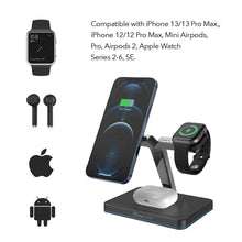 Load image into Gallery viewer, 3-in-1 Wireless MagSafe Compatible Charger Stand
