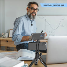 Load image into Gallery viewer, The Instructor - Professional Vlogging Kit (Includes Microphone, LED Light, Tripod & Phone Holder)