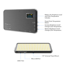 Load image into Gallery viewer, Pro Event 180 LEDs Video Light with Diffuser