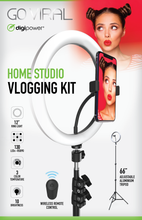 Load image into Gallery viewer, Streaming Studio Vlogging Kit 120LED 12" Ring Light + Professional Light Stand