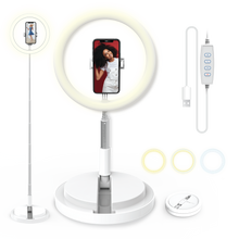 Load image into Gallery viewer, The Invisilight 11.3" Foldable Ring Light with 120 LEDs
