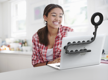 Load image into Gallery viewer, The Twist - 3" Suction Cup Video Call Ring Light
