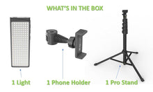 Load image into Gallery viewer, PRO1 - 180 LED Light & Pro Stand Kit For Home, Studio, Content Creation & Vlogging