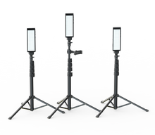 Load image into Gallery viewer, PRO3 - Three Point Lighting Set - Three 180 LED Lights & Three Pro Stands Kit