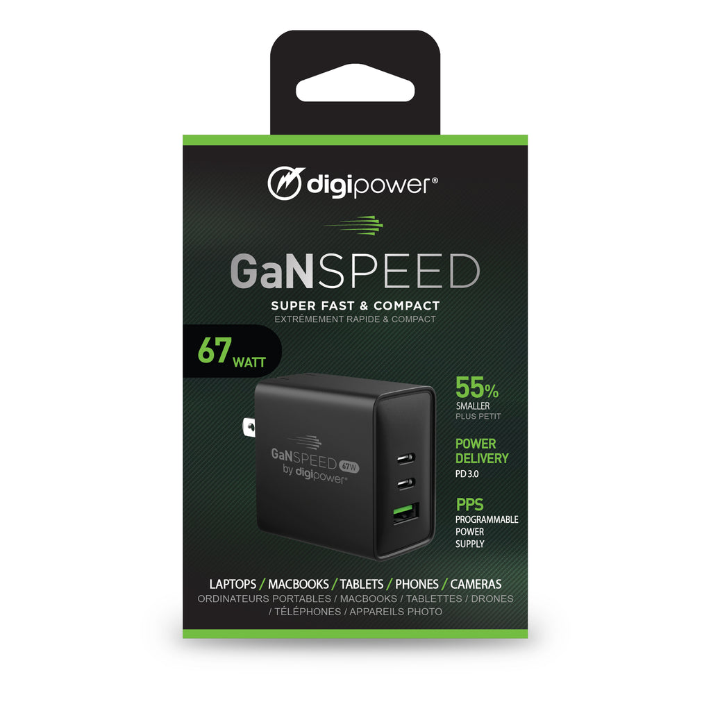 35w GaN Type-C and USB Wall Charger