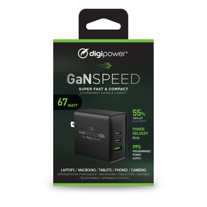 35w GaN Type-C and USB Wall Charger