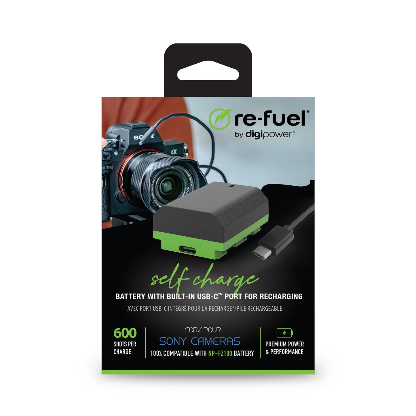 Re-Fuel Replacement Battery for Sony NP-FZ100