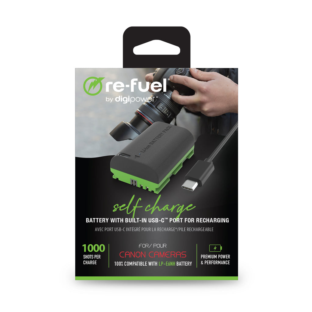 Re-Fuel Replacement Battery for Canon LP-E6NH