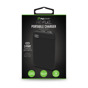 5,000 mAh Triple Type-C Power Bank