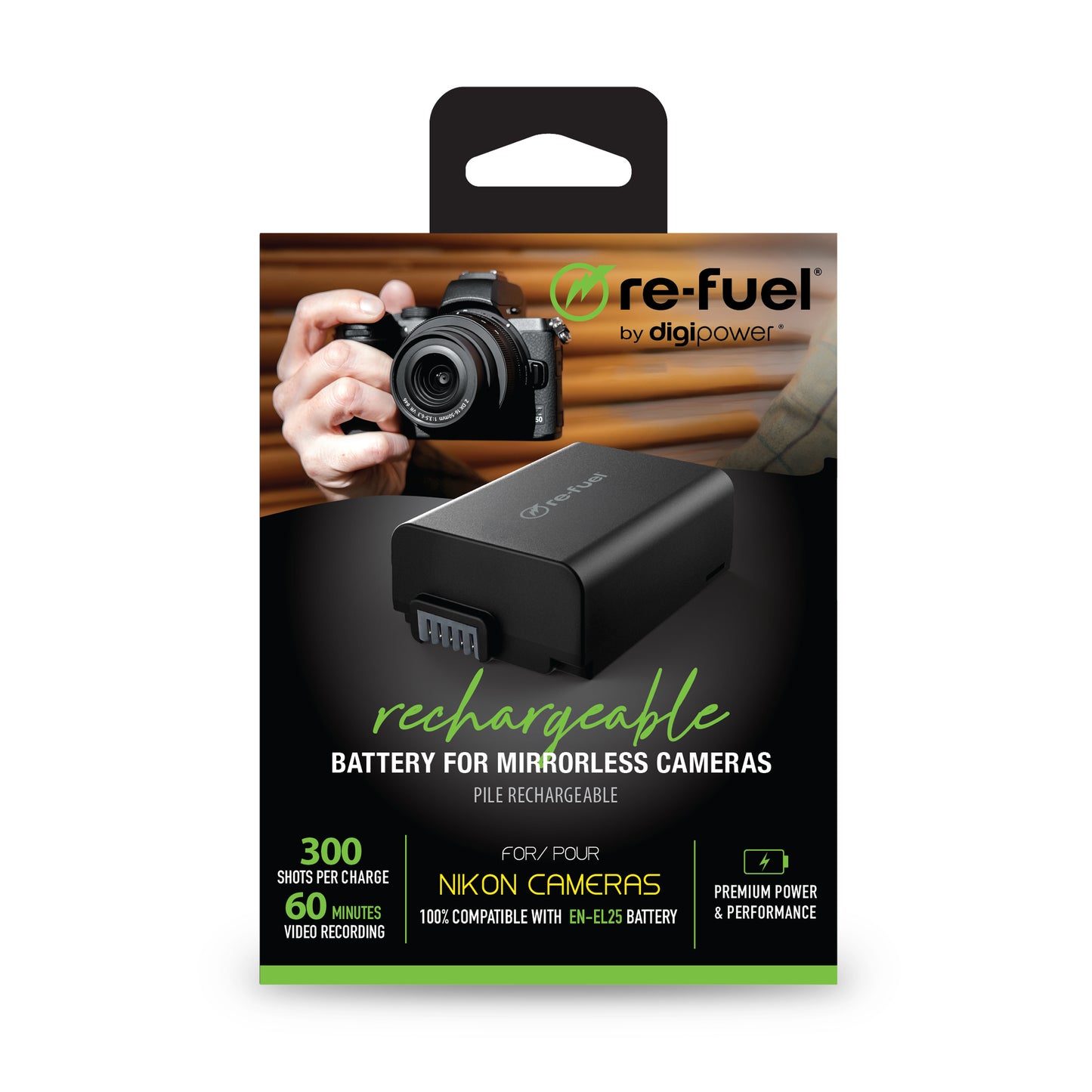 Re-Fuel Charger Battery Kit Nikon EN-EL25