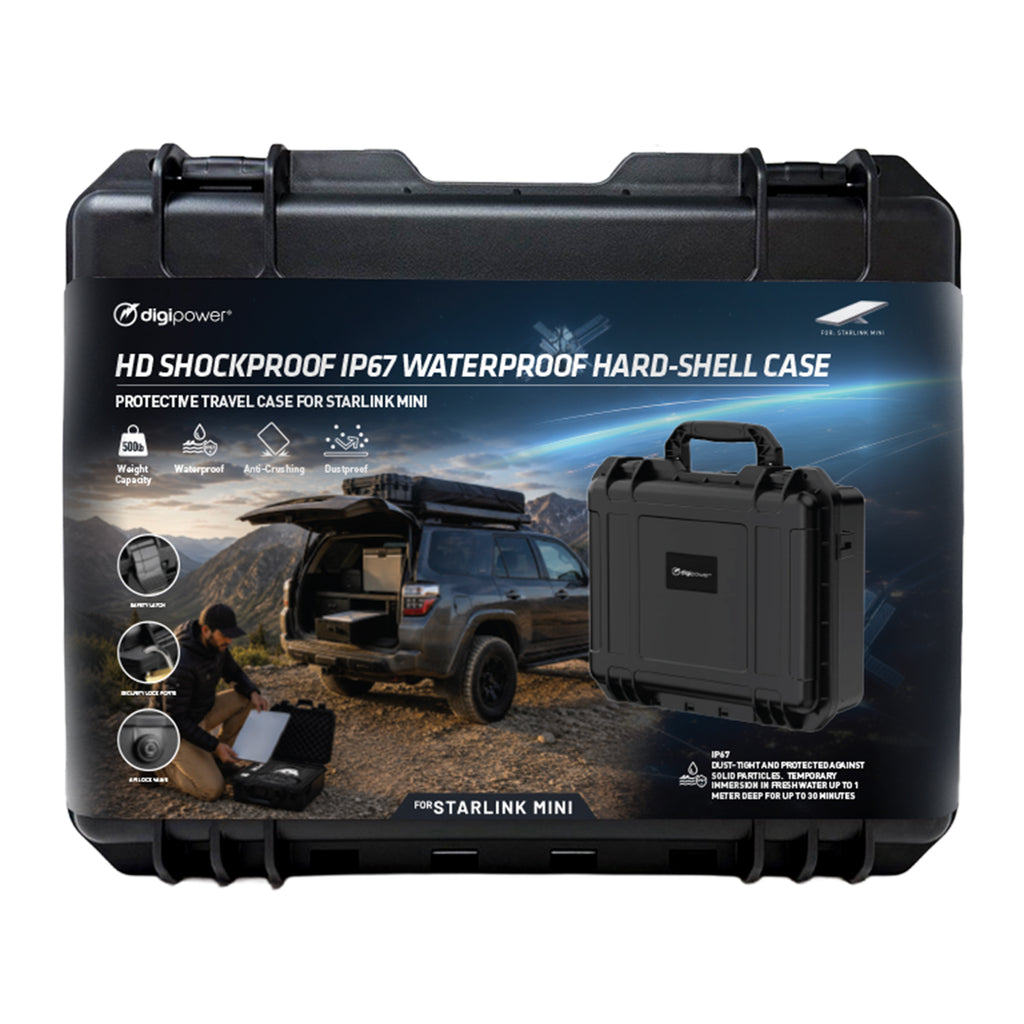 DIGIPOWER Waterproof Hard Carrying Case for Starlink Mini, IP67