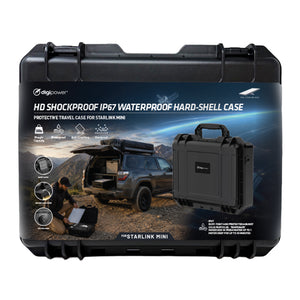 DIGIPOWER Waterproof Hard Carrying Case for Starlink Mini, IP67