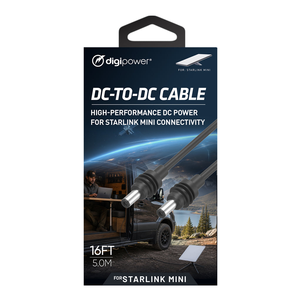 DigiPower Starlink Mini DC to DC Power Cable 5M