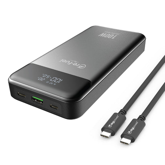 DIGIPOWER 100W Portable Battery Pack, 30000mAh, for Starlink Mini