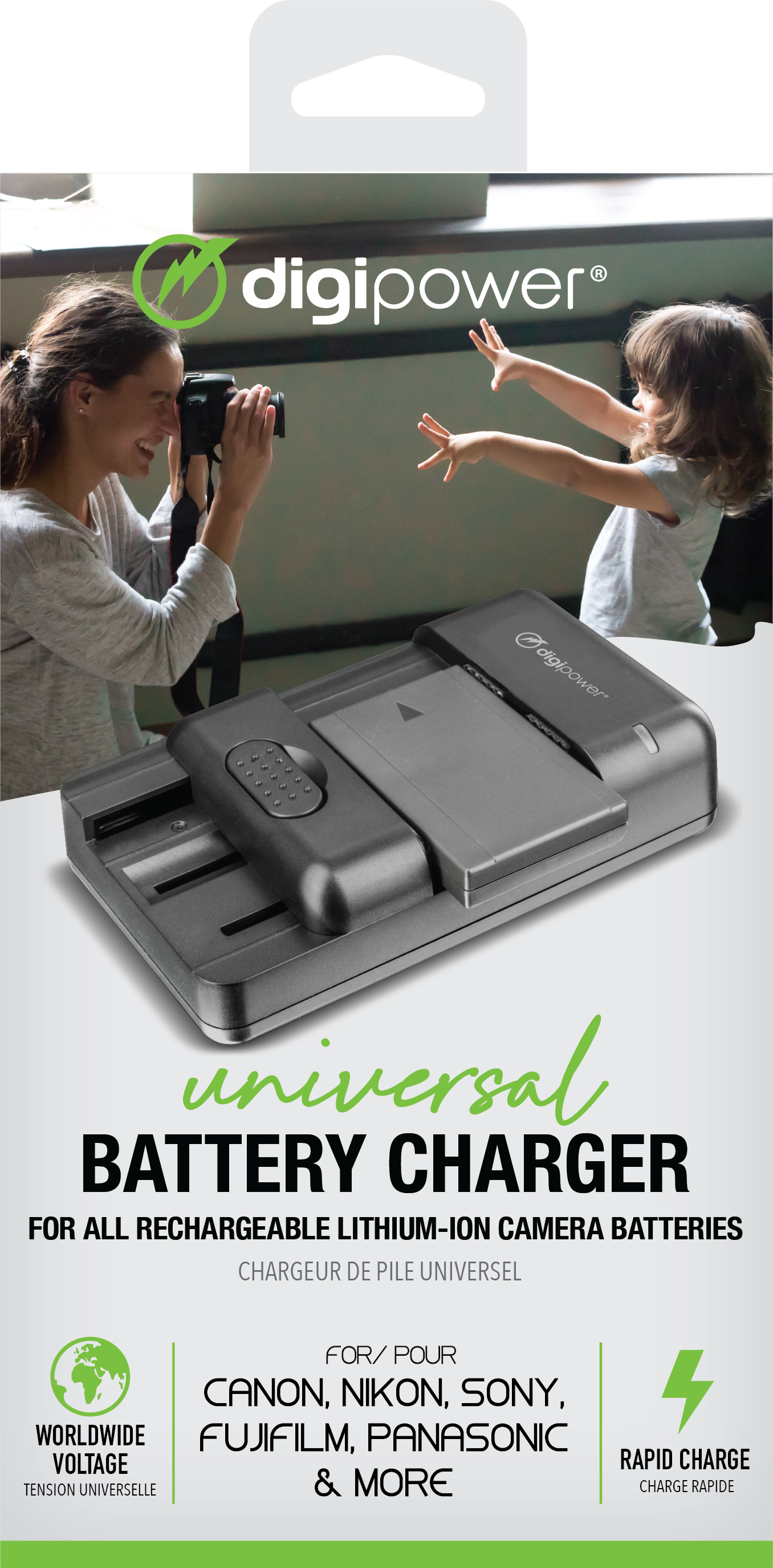 Digipower TC-200 Universal Battery Charger – Rapid Charge for All Your Camera Batteries