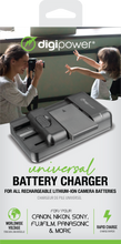 Load image into Gallery viewer, Digipower TC-200 Universal Battery Charger – Rapid Charge for All Your Camera Batteries