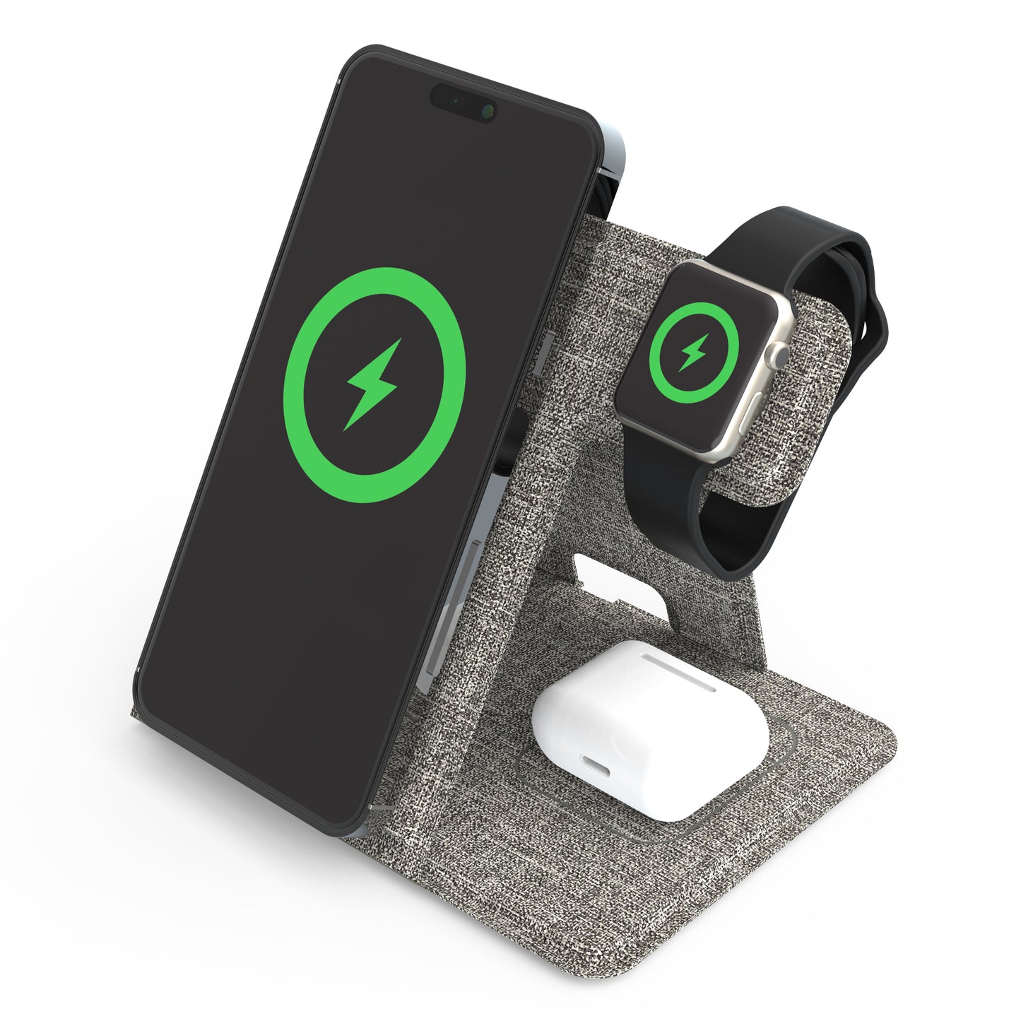 3-in-1 Folding Travel Wireless Charger Stand