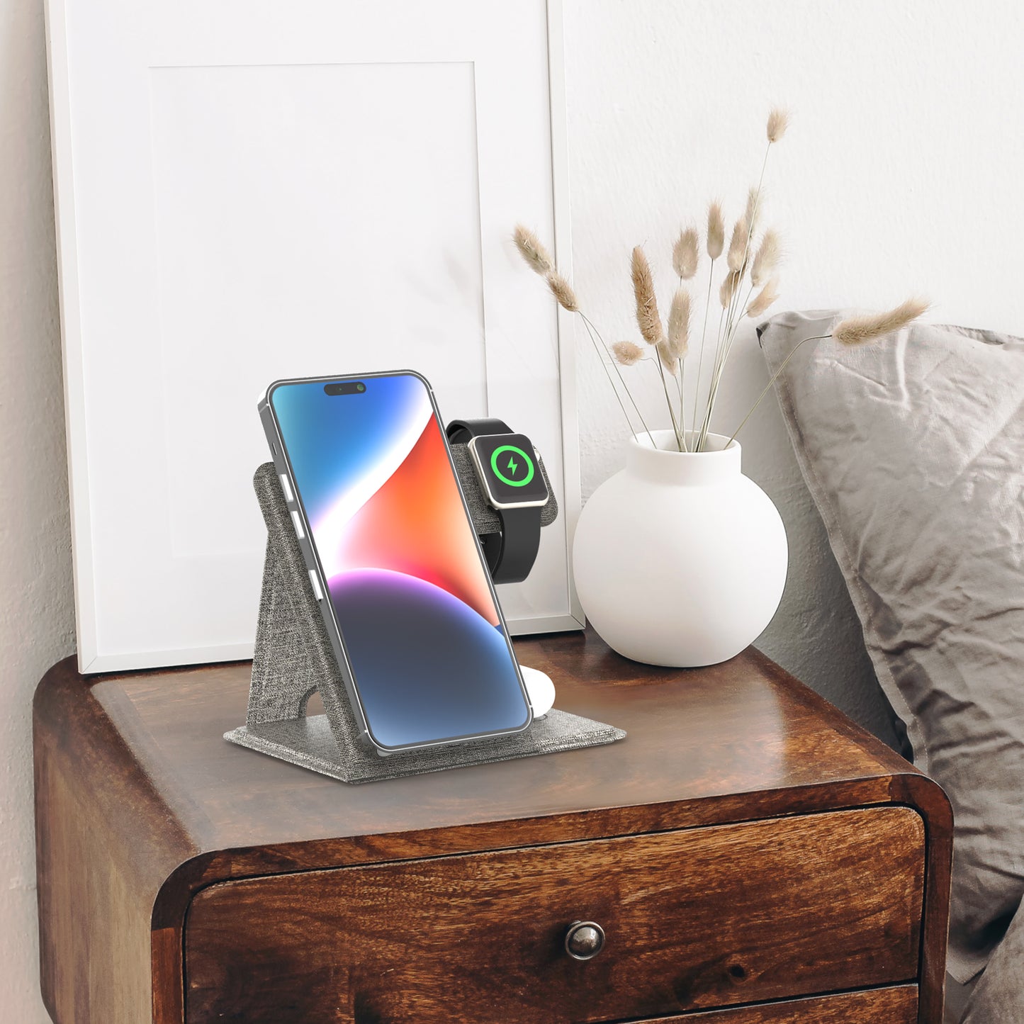 3-in-1 Folding Travel Wireless Charger Stand