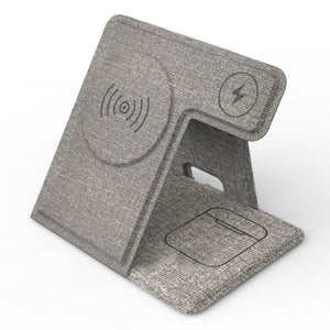 3-in-1 Folding Travel Wireless Charger Stand
