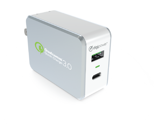 33Watt USB-C Charger with InstaSense + Qualcomm Quick Charge 3.0 Technology