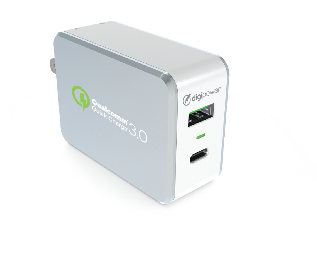 33Watt USB-C Charger with InstaSense + Qualcomm Quick Charge 3.0 Technology