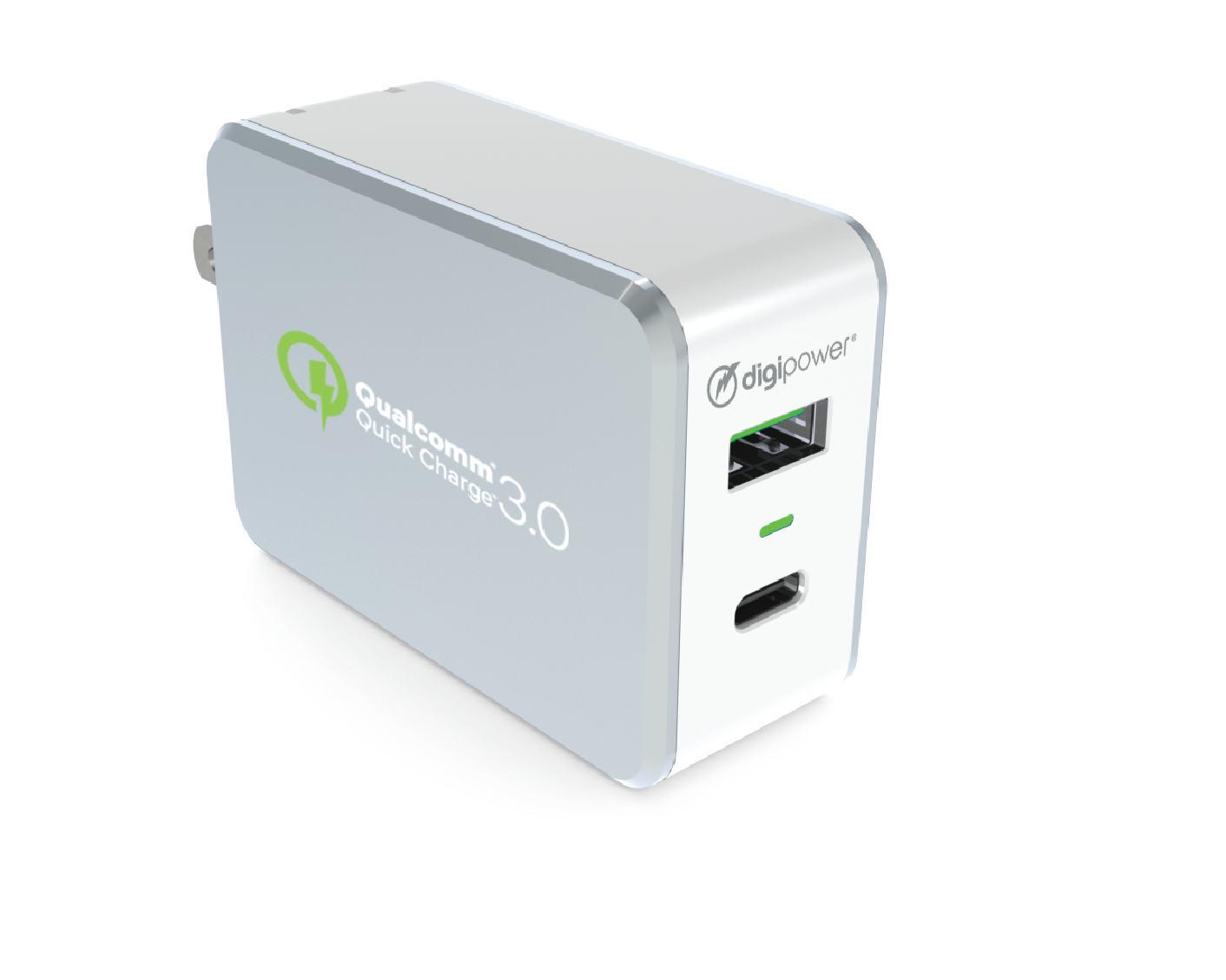 33 Watt USB-C Charger with InstaSense + Qualcomm Quick Charge 3.0 Tech –  Digipower