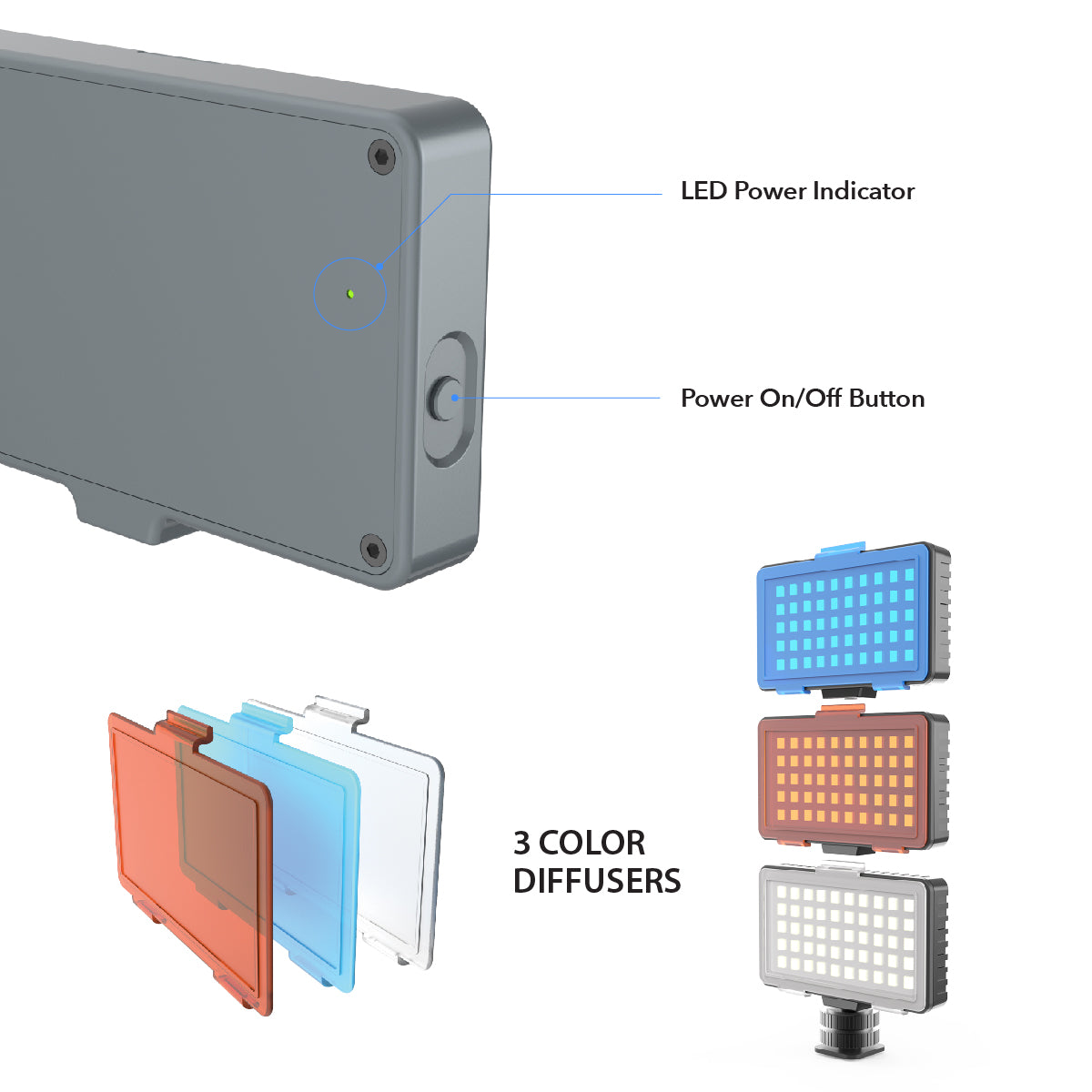 #GoViral - InstaFame - Super Compact 50 LED Video Light