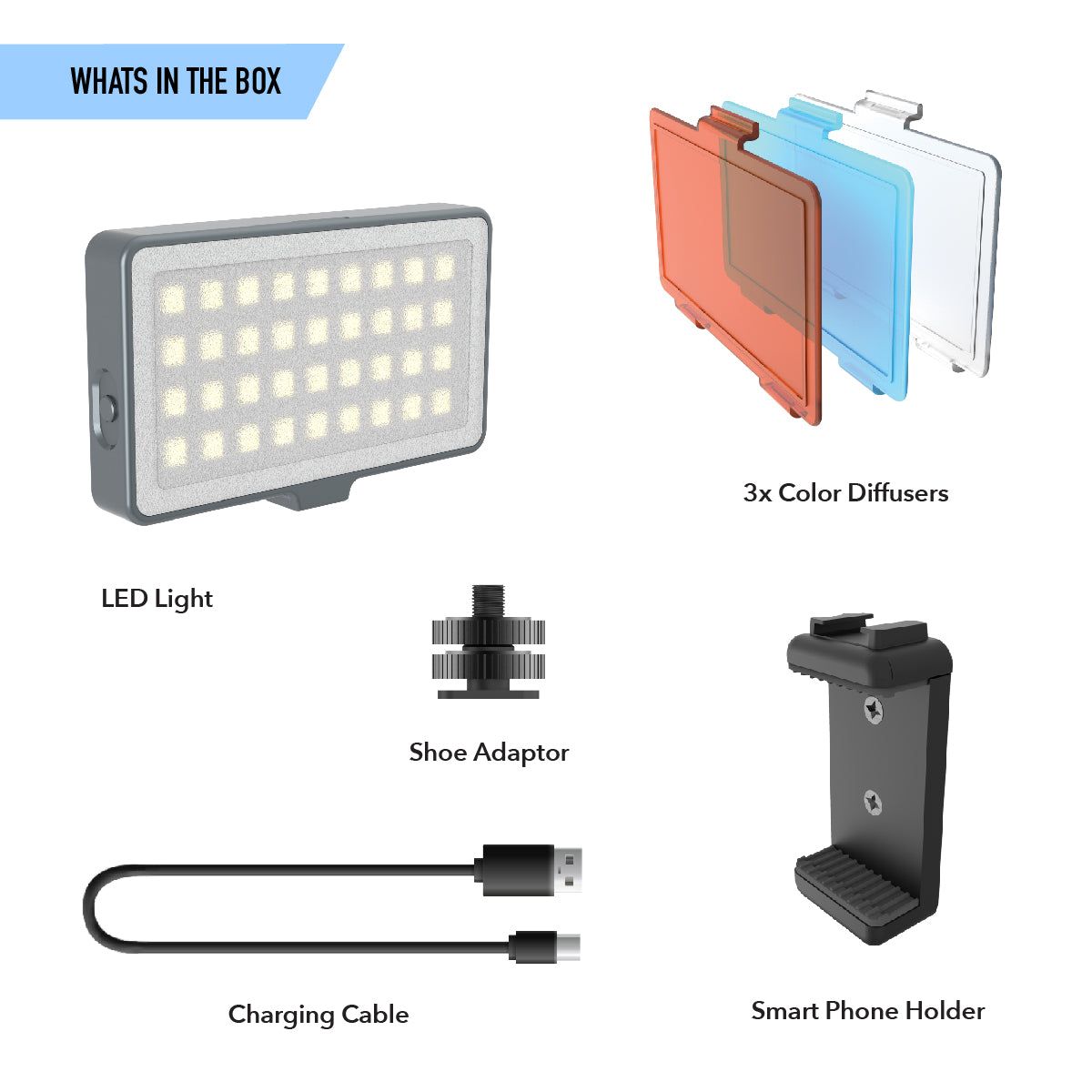 #GoViral - InstaFame - Super Compact 50 LED Video Light