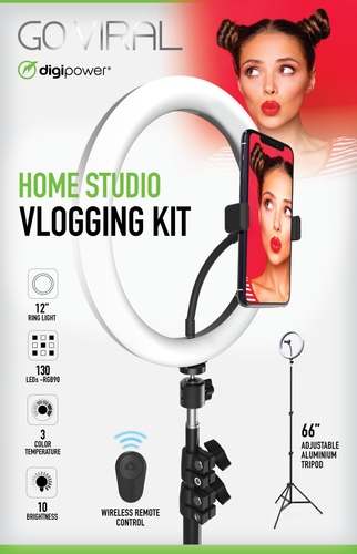 Streaming Studio Vlogging Kit 120LED 12