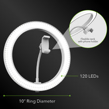 Load image into Gallery viewer, My Story Personal Vlogging Kit 10-inch Ring Light with 120 LEDs