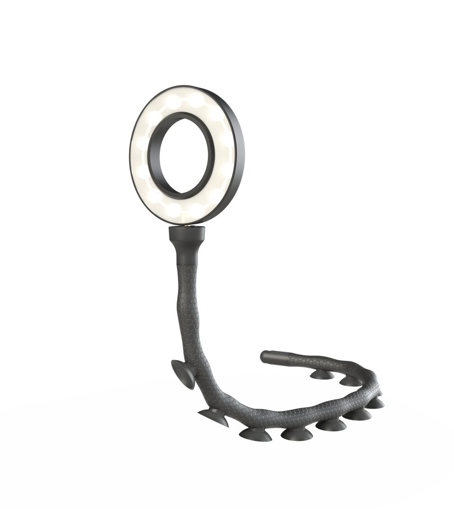 The Twist 3" Suction Cup Video Call Ring Light Digipower