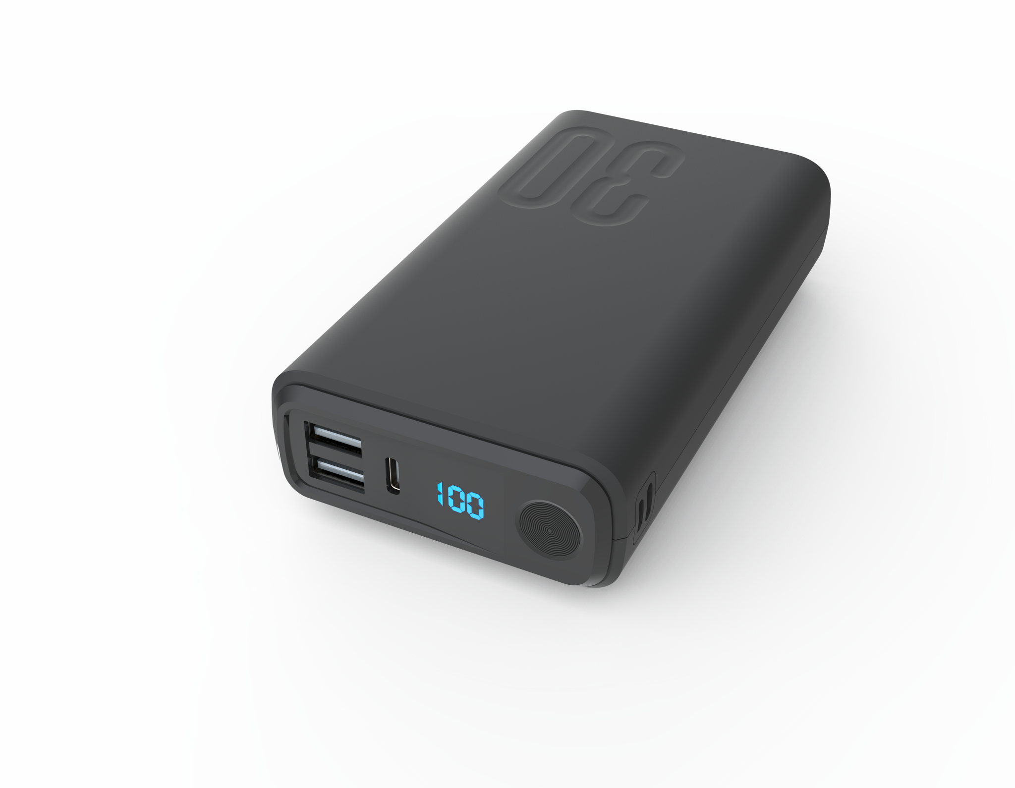30000mah Power Bank Type C Micro Usb Qc Fast Charging Portable