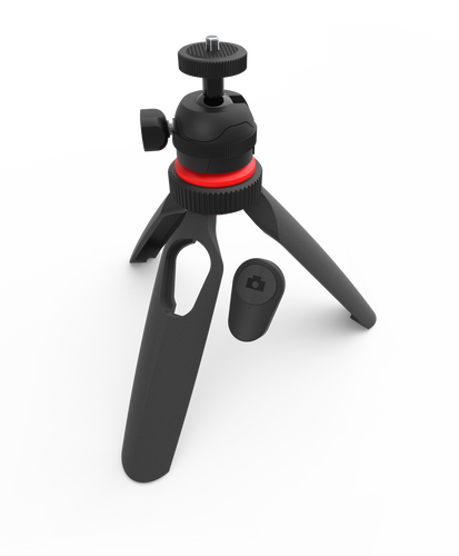 Active Mini Tripod with Wireless Shutter Remote & Camera/GoPro Mount