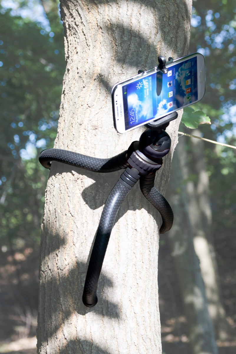 Universal Flexible Tripod with 360 Degree Ball Head & Rubberized Benda ...